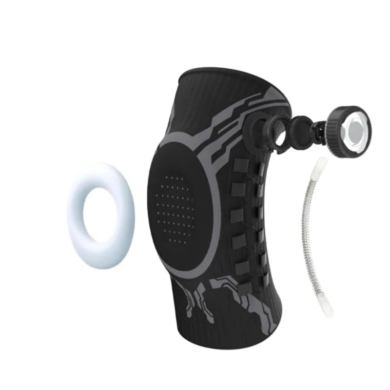 Smart Knob Knee Brace Patella Gel Pad Lateral Stabilizer Compression Support Joint Pain Relief Recovery Home Gym Wear Single